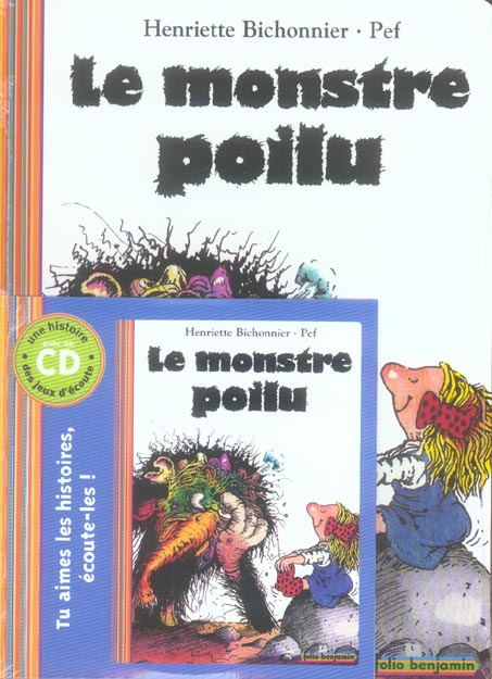 LE MONSTRE POILU (LIVR-CD)