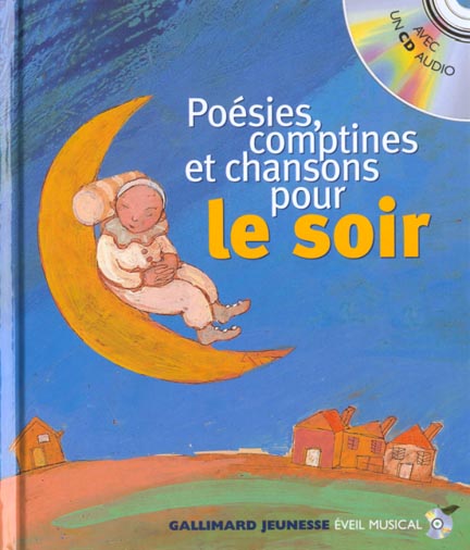 POESIES, COMPTINES, CHANSONS POUR LE SOIR (1LIV-1CD)