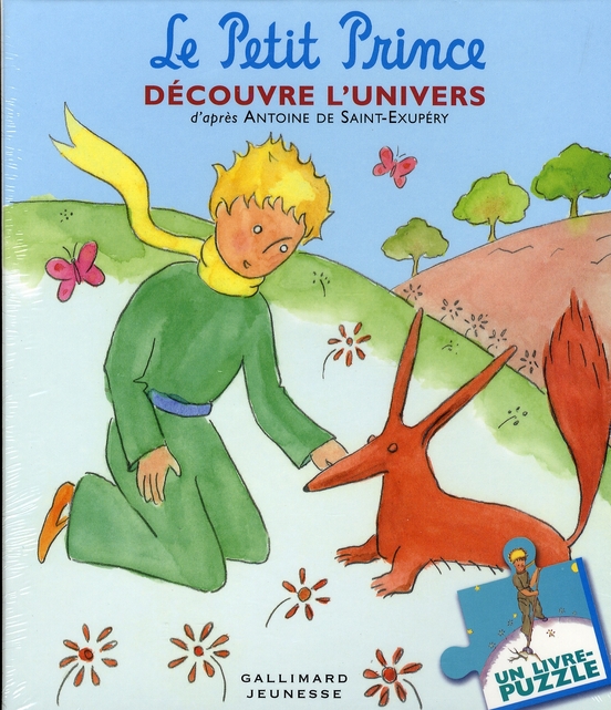 LE PETIT PRINCE DECOUVRE L'UNIVERS LIVRE PUZZLE