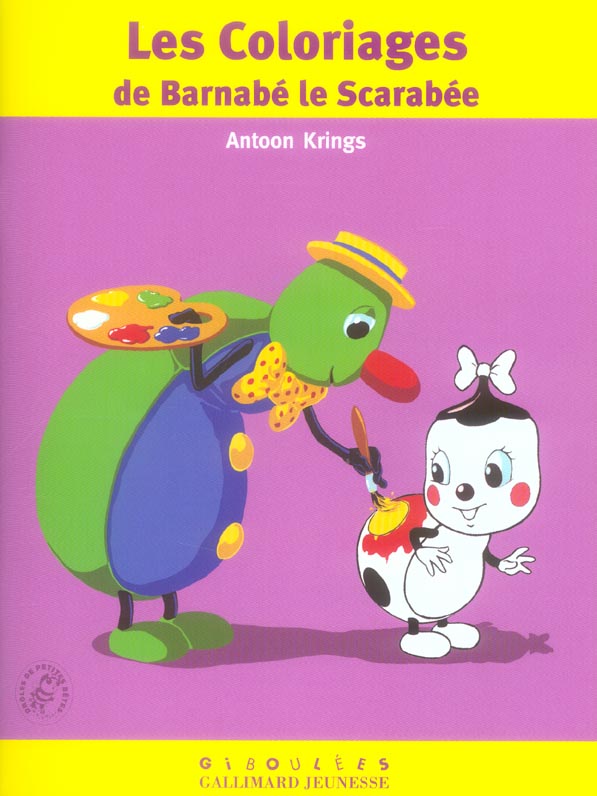LES COLORIAGES DE BARNABE LE SCARABEE