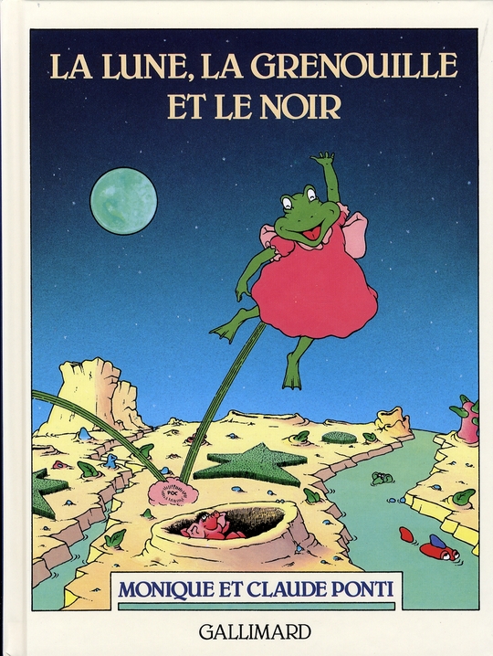 LA LUNE, LA GRENOUILLE ET LE NOIR