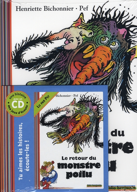 LE RETOUR DU MONSTRE POILU (LIVR-CD)