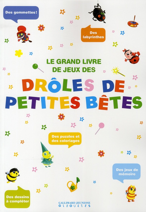 LE GRAND LIVRE DE JEUX DROLES DE PETITES BETES