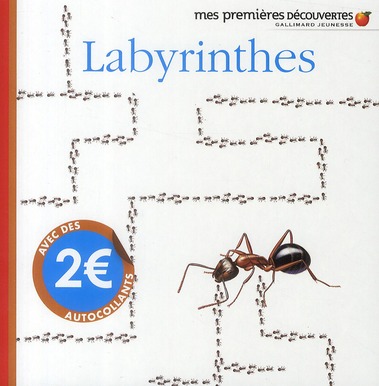 LABYRINTHES - AVEC DES AUTOCOLLANTS