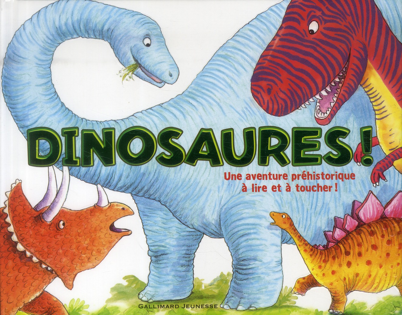 DINOSAURES ! - UNE AVENTURE PREHISTORIQUE A LIRE ET A TOUCHER !