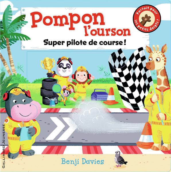 POMPON L'OURSON SUPER PILOTE DE COURSE !