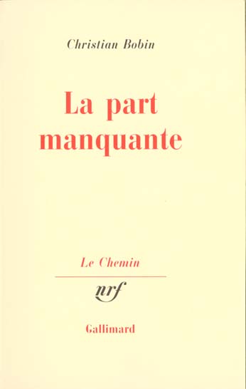 LA PART MANQUANTE