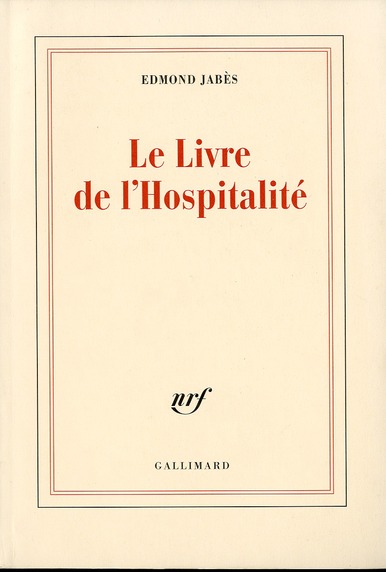 LE LIVRE DE L'HOSPITALITE
