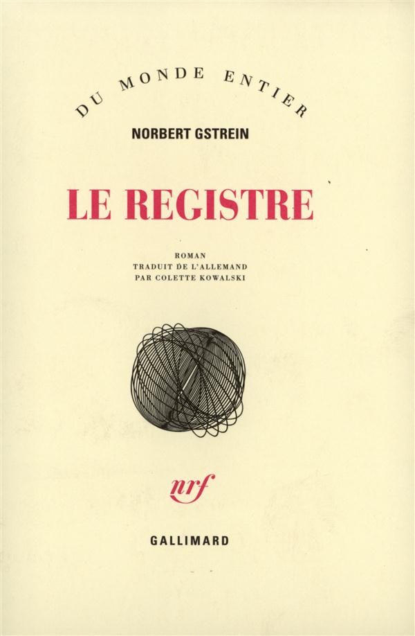 LE REGISTRE