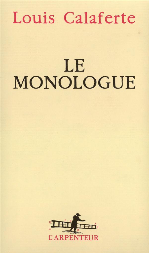 LE MONOLOGUE