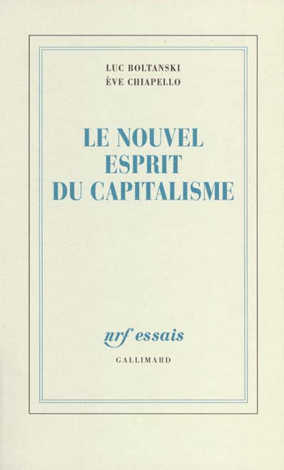 LE NOUVEL ESPRIT DU CAPITALISME