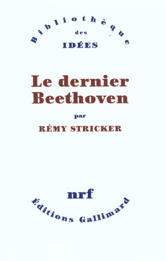 LE DERNIER BEETHOVEN