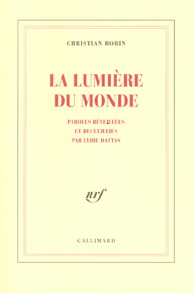 LA LUMIERE DU MONDE