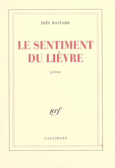 LE SENTIMENT DU LIEVRE