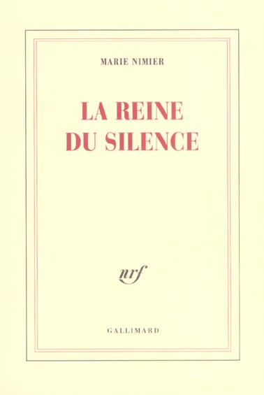 LA REINE DU SILENCE