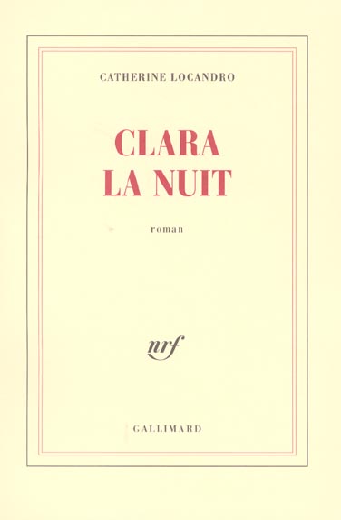 CLARA LA NUIT