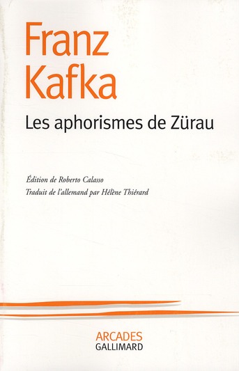 LES APHORISMES DE ZURAU