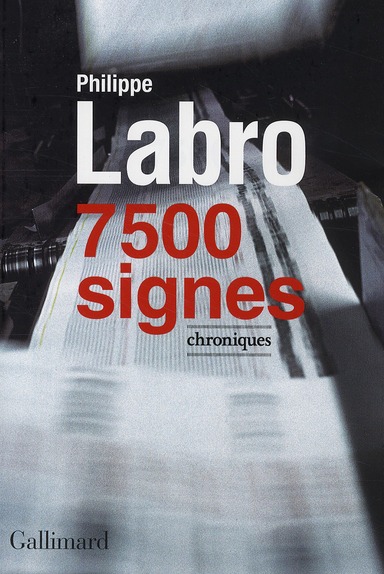 7 500 SIGNES - CHRONIQUES