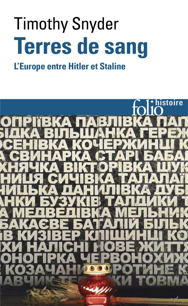 TERRES DE SANG - L'EUROPE ENTRE HITLER ET STALINE