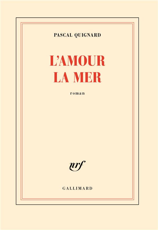 L'AMOUR LA MER