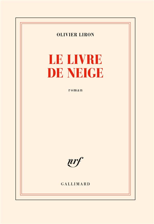 LE LIVRE DE NEIGE