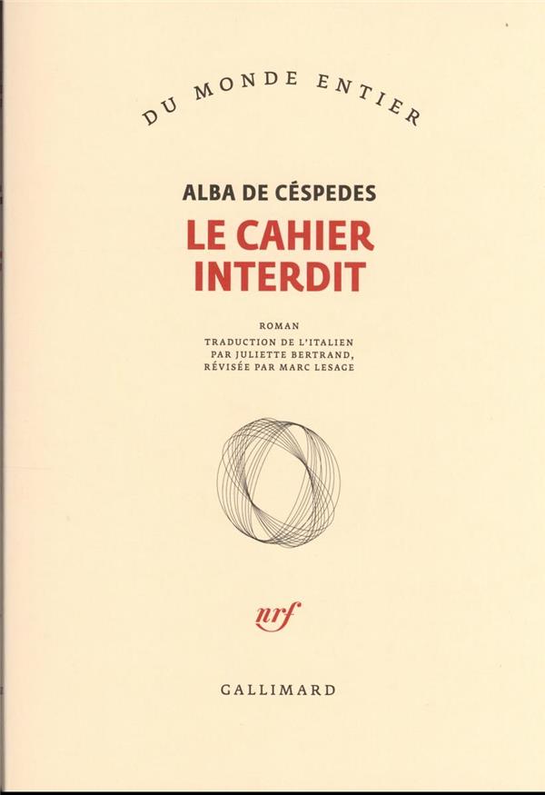 LE CAHIER INTERDIT