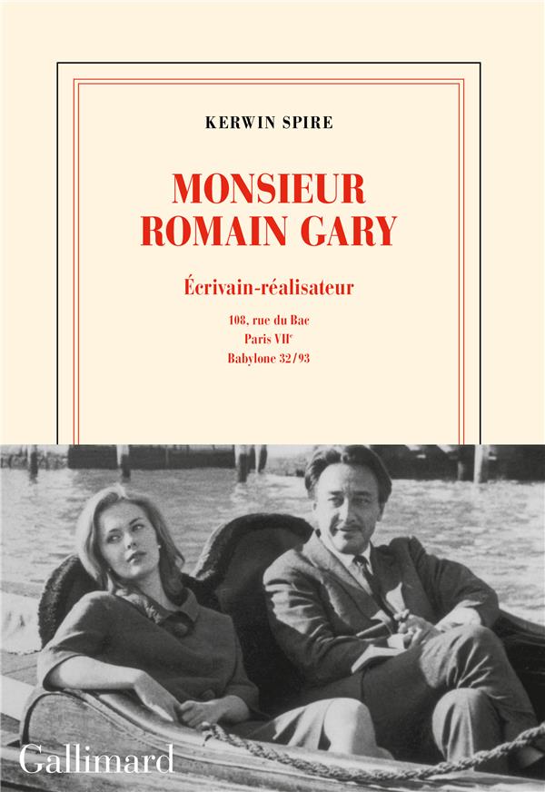 MONSIEUR ROMAIN GARY - ECRIVAIN-REALISATEUR - 108, RUE DU BAC - PARIS, VII  - BABYLONE 32-93