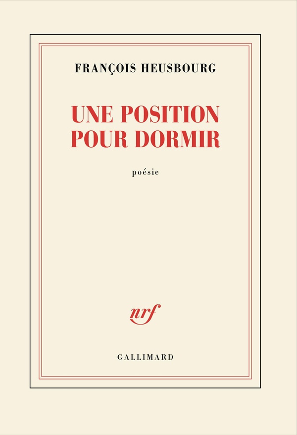 UNE POSITION POUR DORMIR