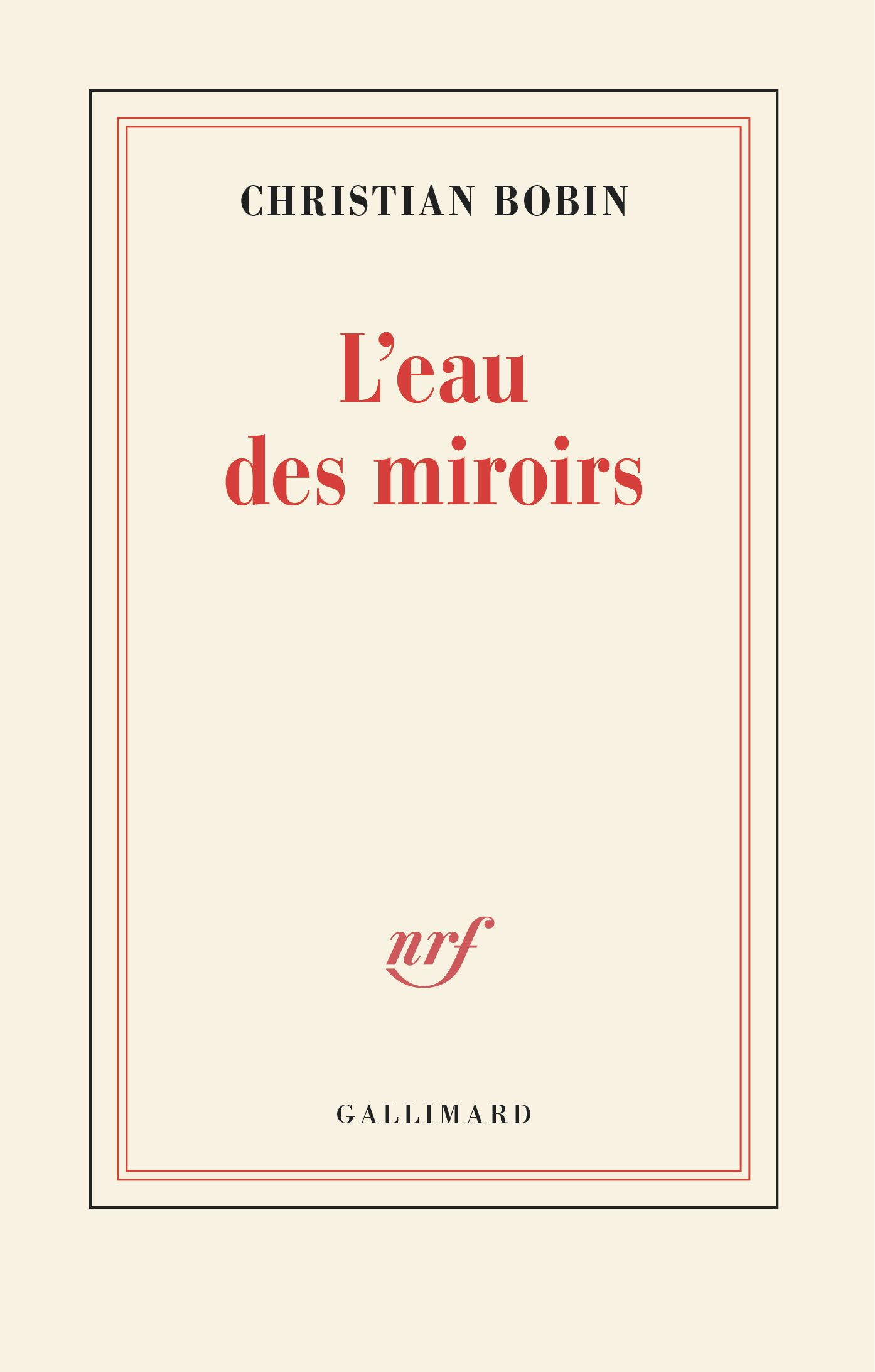 L'EAU DES MIROIRS