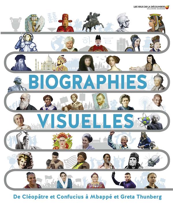 BIOGRAPHIES VISUELLES - DE CLEOPATRE ET CONFUCIUS A MBAPPE ET GRETA THUNBERG