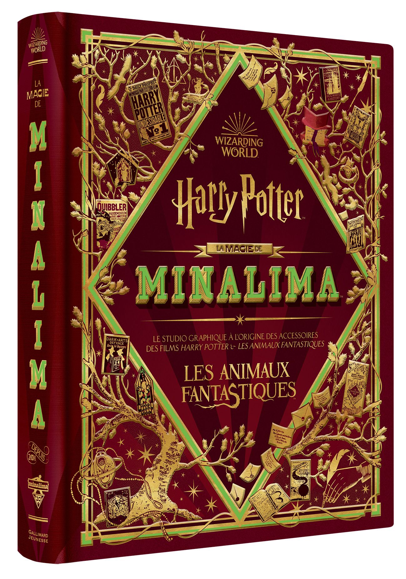 HARRY POTTER - LA MAGIE DE MINALIMA - TOUT L'UNIVERS GRAPHIQUE DES FILMS HARRY POTTER