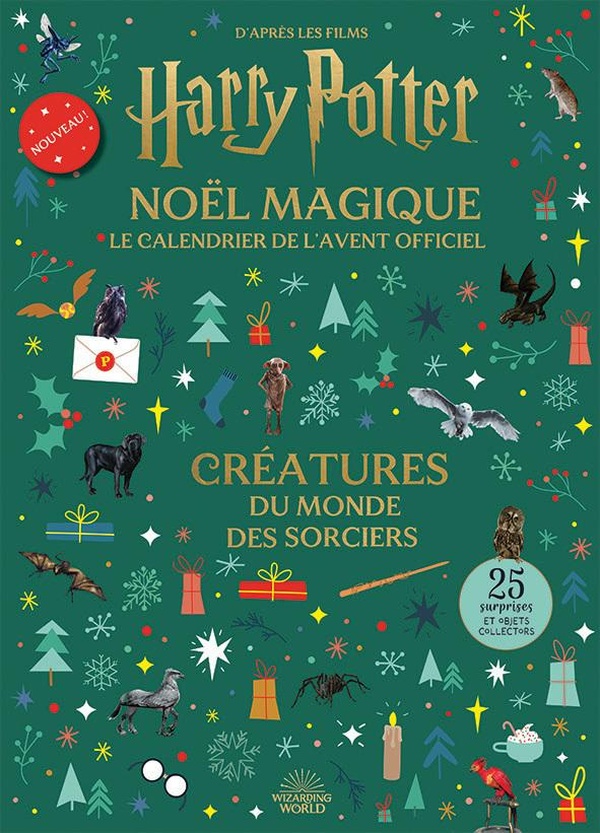 HARRY POTTER - LE CALENDRIER DE L'AVENT OFFICIEL - CREATURES DU MONDE DES SORCIERS