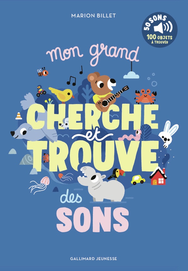 MON GRAND CHERCHE ET TROUVE DES SONS - 50 SONS - 100 OBJETS A TROUVER