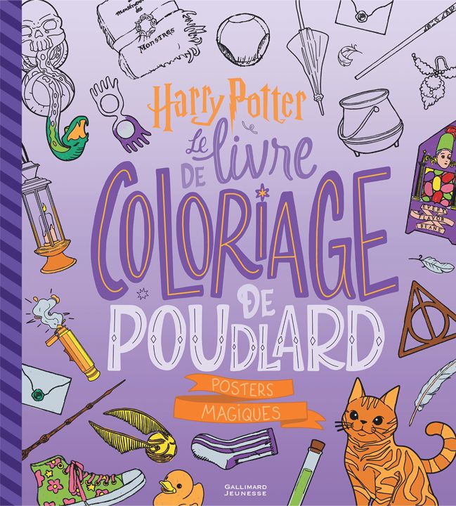 HARRY POTTER - HARRY POTTER - LE LIVRE DE COLORIAGE DE POUDLARD - POSTERS MAGIQUES