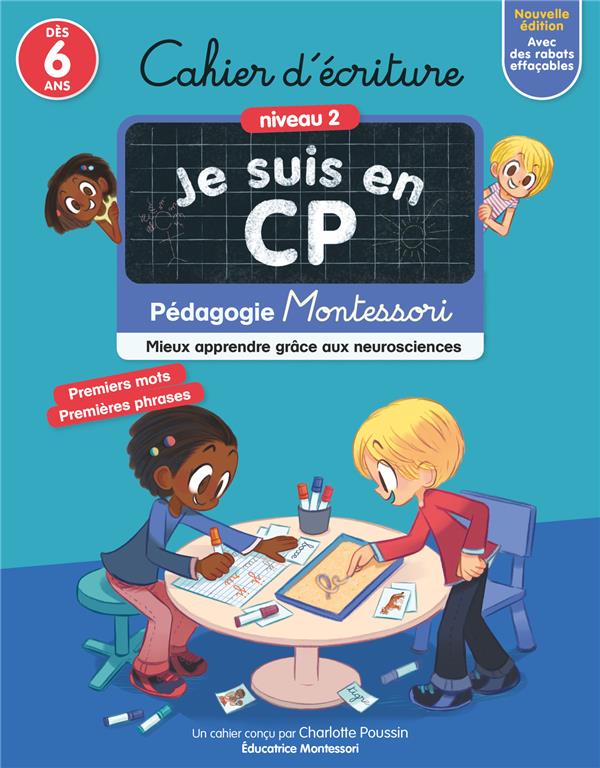 JE SUIS EN CP - CAHIER D'ECRITURE - NIVEAU 2 - PEDAGOGIE MONTESSORI