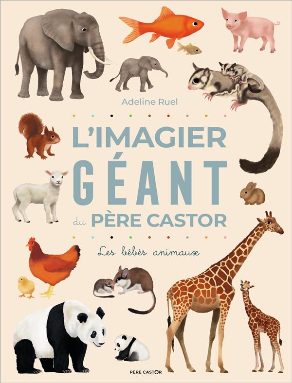 L'IMAGIER GEANT DU PERE CASTOR - LES BEBES ANIMAUX