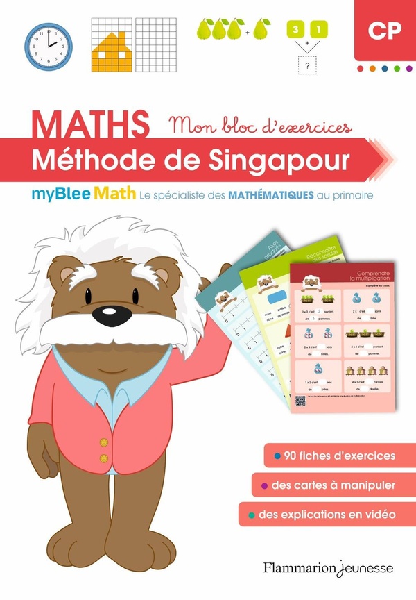 MYBLEE MATH - MON BLOC D'EXERCICES CP - PEDAGOGIE DE SINGAPOUR