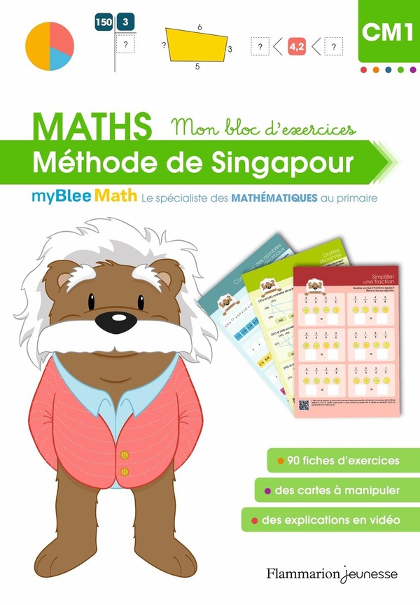 MYBLEE MATH - MON BLOC D'EXERCICES CM1 - PEDAGOGIE DE SINGAPOUR