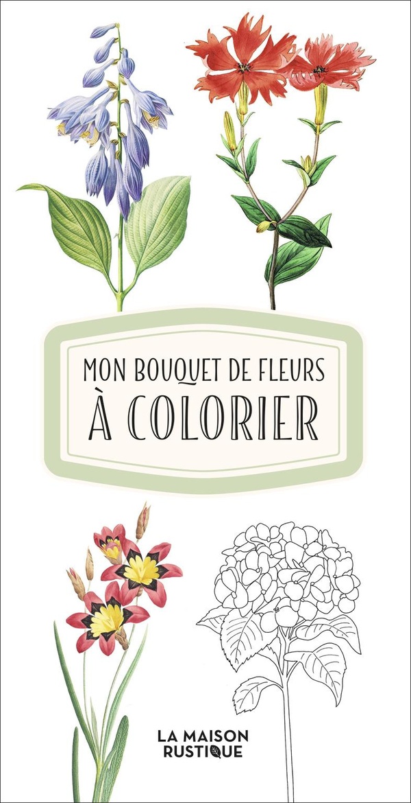 MON BOUQUET DE FLEURS A COLORIER