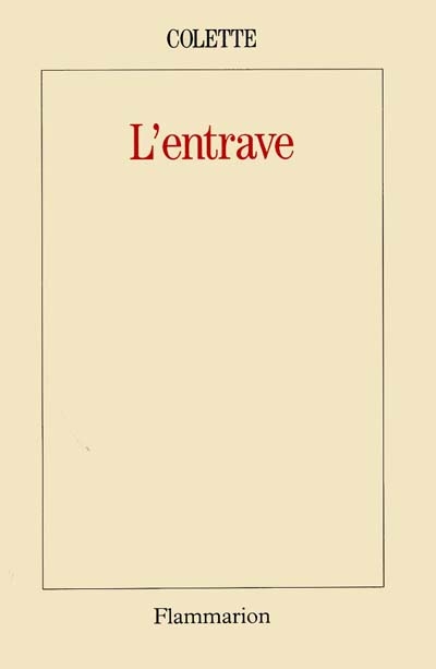 L'ENTRAVE - - ROMAN DATES MODIFIEES SUITE A LA PRISE EN COMPTE DE L'AN 2000: