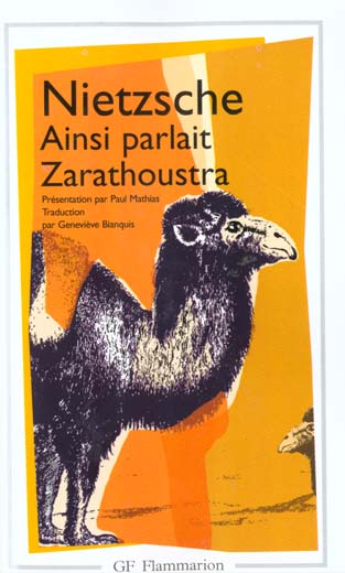 AINSI PARLAIT ZARATHOUSTRA