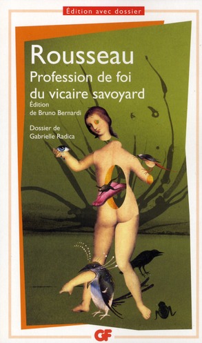 PROFESSION DE FOI DU VICAIRE SAVOYARD - EMILE OU DE L'EDUCATION - LIVRE IV