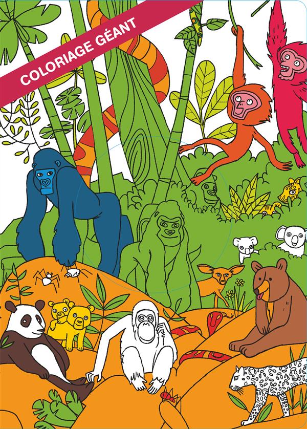 LES COLORIAGES DU PERE CASTOR - JE DECOUVRE LES ANIMAUX DU MONDE