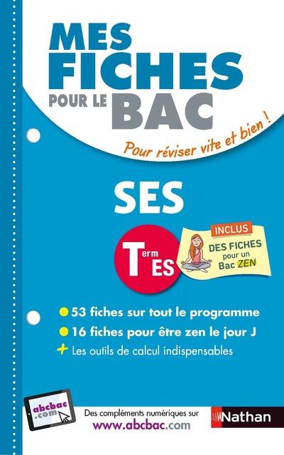 MES FICHES POUR LE BAC SES TERM ES