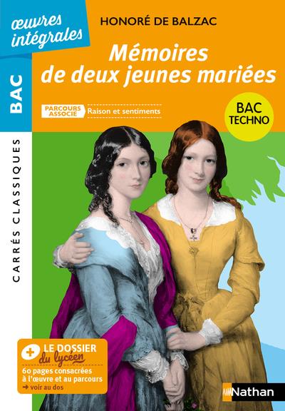 MEMOIRES DE DEUX JEUNES MARIES DE BALZAC