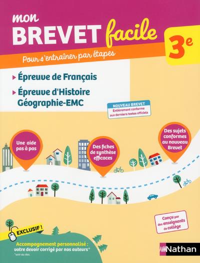 MON BREVET FACILE EPREUVES DE FRANCAIS HISTOIRE-GEOGRAPHIE EMC 3E - VOL08