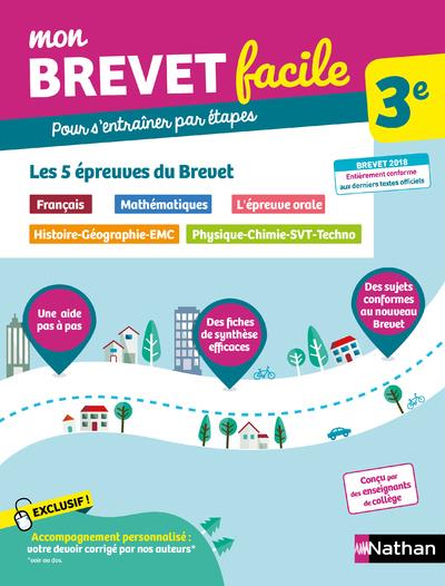 MON BREVET FACILE 3E - LES 5 EPREUVES DU BREVET - VOL06