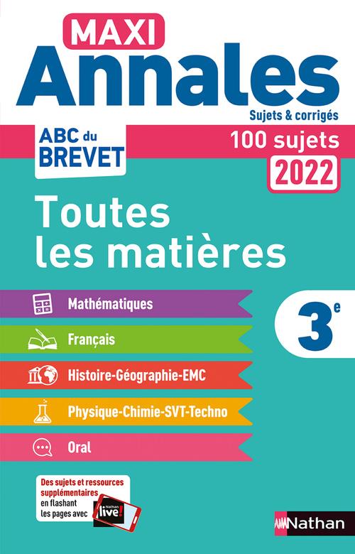 MAXI ANNALES BREVET 2022-CORRIGE