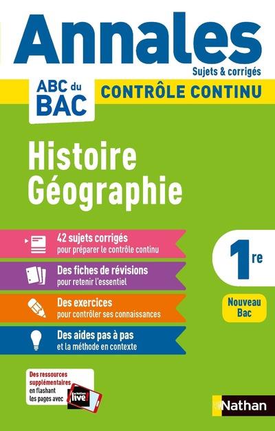 ANNALES ABC DU BAC 2024 - HISTOIRE-GEOGRAPHIE 1RE - CORRIGE - VOL09