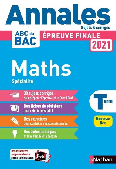 ANNALES BAC 2021 MATHS TERM-CORRIGE